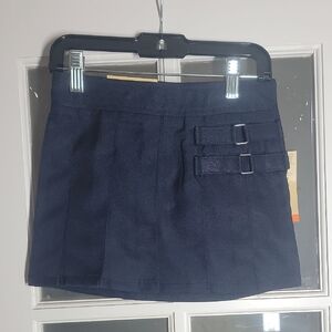 Navy Mini Skirt with Buckle Details FRENCH TOAST BRAND